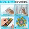Hula Home Stained Glass Mandala Art Kit - DIY Window Clings with Markers, 10 Suncatchers - Perfect Hobby for Adults, Kids, Teens &#x26; Seniors - Ideal Gift for Beginners, Women &#x26; Elderly